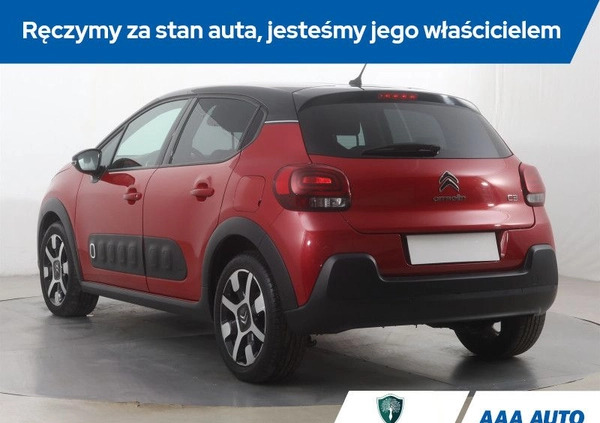 Citroen C3 cena 53000 przebieg: 76009, rok produkcji 2019 z Nowogród Bobrzański małe 172